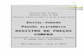 Pregão Eletrônico SRP - Compras