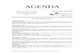 Agenda Semanal Nº 4. 2016