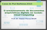 FCRB MI O Armazenamento de Documentos Arquivisticos Digitais Na Nuvem Cloud Computing
