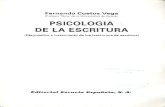 Psicologia de La Escritura - Fernando Cuetos