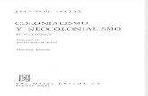 Sartre-Colonialismo y Neocolonialismo