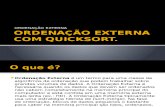 Ordenação Externa Com Quicksort - Ciência Da Computação - Ufpb