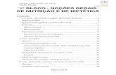 1º BLOCO - Noções Basicas de Nutrição e de Dietética (1)