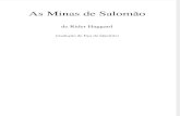 H. Rider Haggard (Tradução_ Eça de Queirós, Eça de Queiroz)-As Minas Do Rei Salomão (Portuguese Edition) (1891)