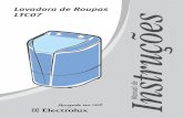 Manual Usuário Lava Roupas Electrolux LTC07