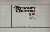 Radames Gnattali - 10 Estudos Para Violão