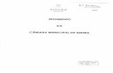 Regimento da Câmara Municipal de Sintra