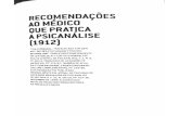 FREUD - Recomendacoes Aos Medicos Que Exercem Psicanalise