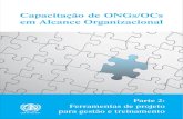 Capacitação de ONGs/OCs Em Alcance Organizacional