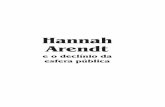 Hannah Arendt e o Declínio Da Esfera Publica