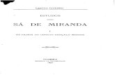 Estudos sobre Sá de Miranda, por Sousa Viterbo, vol. 1