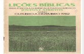 Lições Bíblicas - 4° Trimestre de 1982