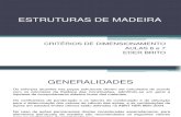 Estruturas de Madeira - Aulas 6 e 7