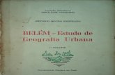 Belém - Estudo de Geografia Urbana. 1º volume