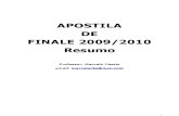 Apostila Finale 2010 - Resumo - 11-2010