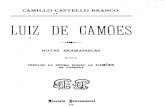 Luís de Camões, notas biográficas, por Camilo Castelo Branco