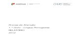 gave 2012_provas de aferição 1º ciclo, língua portuguesa [relatório]
