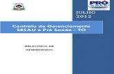 Pró-Saúde - SESAU-TO - PRESTAÇÃO DE CONTAS - Julho - 2012