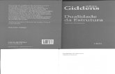 Anthony Giddens - Dualidade Da Estrutura - Ag-Ncia e Estrutura (Livro)