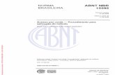 NBR-15595 acesso por corda método de aplicação