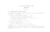 Curso de Algebra II - Anéis