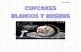 Cupcakes Blancos y Negros