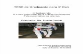 Pedro Machado - O Taekwondo   E o seu contributo para o desenvolvimento   Psicossomático da criança