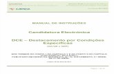 Manual de Instruções – Candidatura Electrónica  DCE; 2011.abr.25