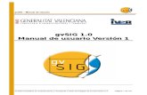 gvSIG 1.0 - Manual de Usuário