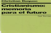 duquoc, christian - cristianismo memoria para el futuro