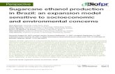 Modelo de expansão da produção de etanol no Brasil considerando aspectos socio-econômicos e ambientais