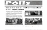 Pólis 20: Casas são reformadas em Recreio, Escola promove Festa das Torcidas, Curso do SENAR em Angaturama, etc