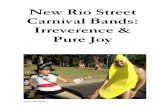 Rio Blocos New Street Carnival Bands