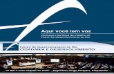 Apresentação institucional do Fórum de Desenvolvimento do Rio