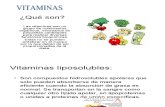 Biologia PPT - Vitaminas em Espanhol