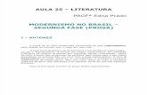 Literatura - Aula 25 - Modernismo no Brasil - 2ª fase (prosa)