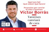 Programa electoral del PSPV de Tavernes de la Valldigna