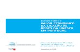 Estudo sobre o valor económico da ligação às Redes da UNESCO em Portugal