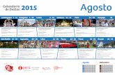 Calendario de festividades y eventos - Agosto 2015