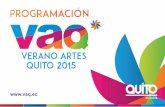 Agenda de eventos VAQ 2015