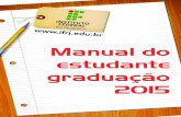 Manual do estudante prograd ifrj 2015