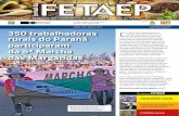 Jornal da FETAEP edição 129 - Agosto de 2015
