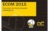 Apresentação: ECOM 2015