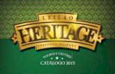 Leilão Heritage 2015 - Cachoeira do Sul/RS (CATÁLOGO)