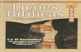 I e II Coríntios (Lições Bíblicas - 4º trimestre de 1997) ALUNO