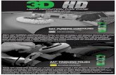 Linha Americana de Polimento 3D & HD High Definition Car Care