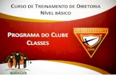Programa do clube - classes