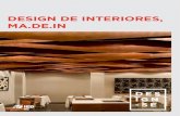 Design de Interiores, MA.DE.IN