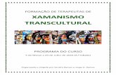 Programa do Curso de Formação de Terapeutas de Xamanismo Transcultura