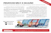 Anúncio publicado no Rio Grande do Sul contra a privatização dos metrôs